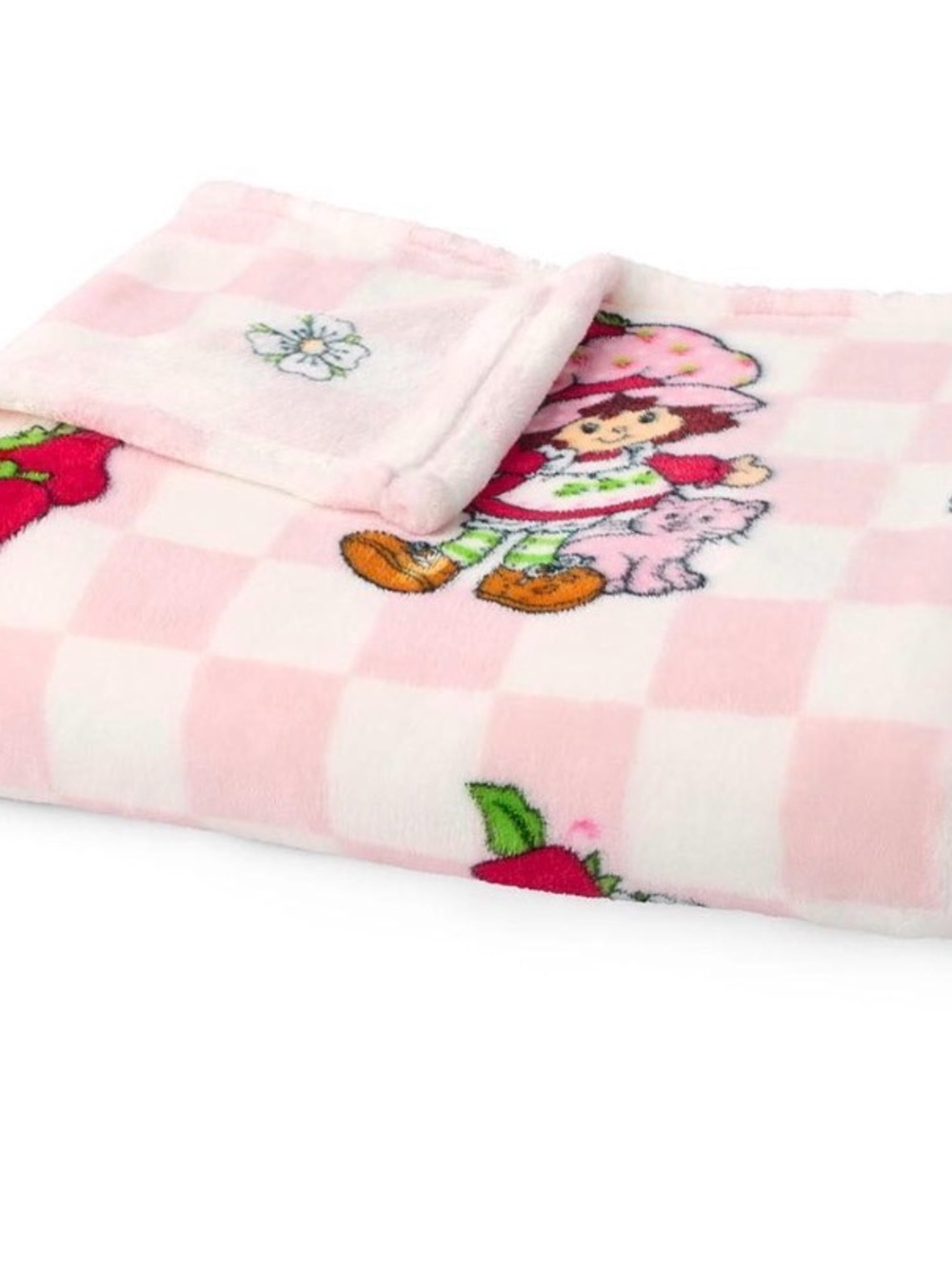 ♥️New Strawberry Shortcake Silk Touch Throw 60x70 - Picture 2 of 4